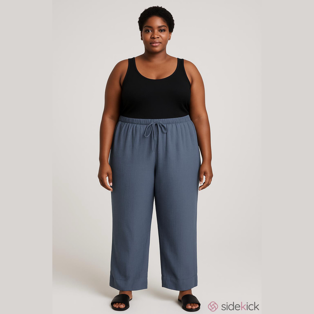 Counterparts Women's Wide Leg Pants in Blue